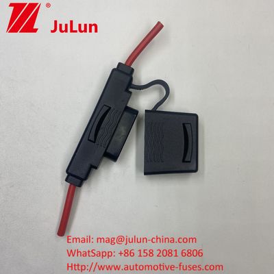 Sicherungshalter, Sicherungsblöcke und Zubehör Wasserdicht Inline Sicherungshalter Maix Sicherung 10AWG Draht UL1015 für Automotive Marine