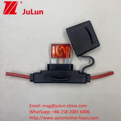 ATC/ATO-Kustom-Inline-Sicherungshalter 14AWG 16AWG 18AWG 20AWG Verkabelungsharnisch 80AMP Blade Fuse Automotive-Sicherungshalter