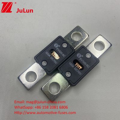 EV320-5C 500A 70VDC SINOFUSE GB/T31465.5-2015 Zertifizierte tragbare EV-Ladegeräte-Schutzschutzlücke mit Gleichspannungsschutzlücke für EV-HEV-Schutz