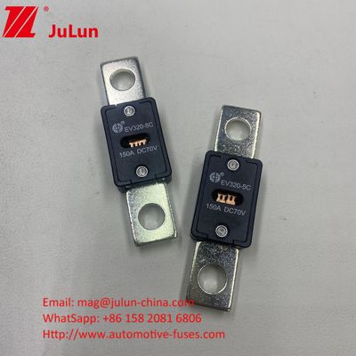 EV320-5C 500A 70VDC SINOFUSE GB/T31465.5-2015 Zertifizierte tragbare EV-Ladegeräte-Schutzschutzlücke mit Gleichspannungsschutzlücke für EV-HEV-Schutz