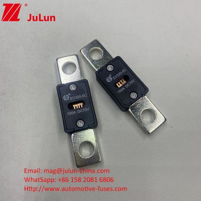 51 mm Lochentfernung EV320-5X 125A 70VDC Keramische Autoschutzschirme mit GB/T31465.5-2015 Zertifizierung und 70VDC Nennspannung
