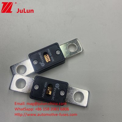 Automobilblatt Sicherungen EV320-3X-150A 70VDC Bolt M8 Installationsmodus für Automotive Auto