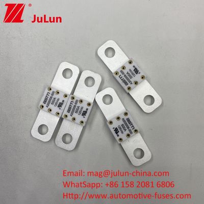 68*17.7*12mm A202008 350A 125VDC EV FUSE hohe Bruchkapazität unter 125Vdc zur Leistungsoptimierung von Elektrofahrzeugen