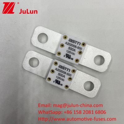 125VDC 150A A202008 Schnellladende Elektrofahrzeugsicherung für Verkehrsfahrzeuge 100A 150A 200A 250A 300A 350A 400A 500A