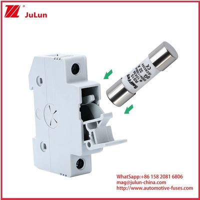 RS15 GG32A 500VDC 100KA Keramische Fahrzeugsicherungen 10*38mm Halter IEV60269