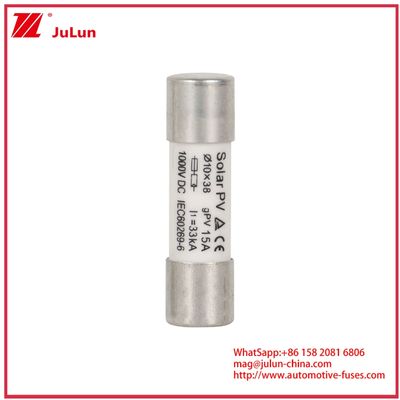15A 1000VDC GPV Sicherung 10*38 für Solaranlagen IEC60269-6