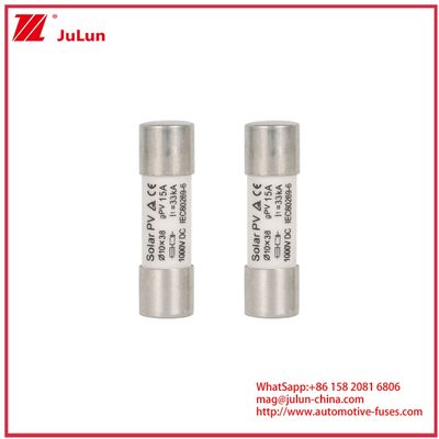 15A 1000VDC GPV Sicherung 10*38 für Solaranlagen IEC60269-6