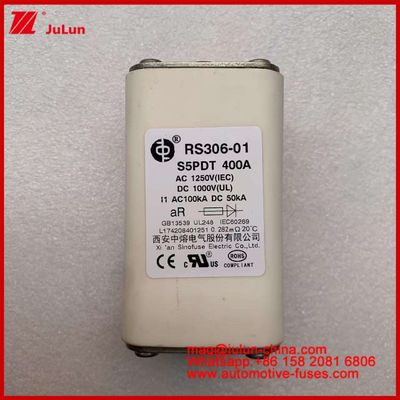 400A AC1250V IEC 100KA DC1000V UL AR Keramikquadrat Automotive Auto Sicherungen Schaltkreis Schutz für Elektrofahrzeuge und Automobile