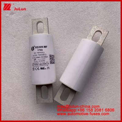 RS309-MF 175A 750VDC UL Tubulierte keramische Sicherung AR 750VDC/700AC IEC 20KA GB 5-800A für Elektrofahrzeuge und Kraftsysteme