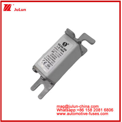 RS306-000-L-160A Quadratkeramische Sicherung EV oder HEV-Stud-Mount AC800V 100KA DC750V 50KA