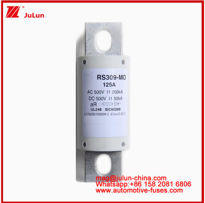 RS309-MD-125A Keramische Auto Sicherungen 500VAC200KA 500VDC 50KA AR DC Leistung Röhrenartige Autoboltverbindung Struktur
