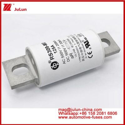 RS309-MD-125A Keramische Auto Sicherungen 500VAC200KA 500VDC 50KA AR DC Leistung Röhrenartige Autoboltverbindung Struktur