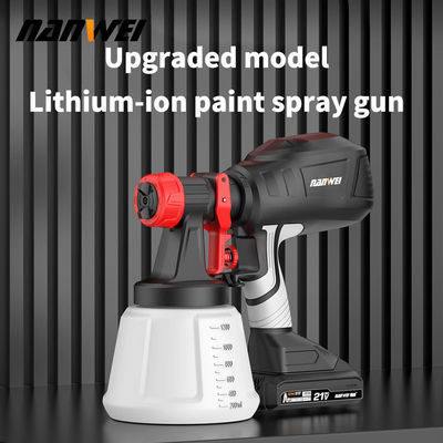 Populäres Hochsprühluftsprühmittel 700ml Druckfarbgewehr kabellose tragbare elektrische 1,5 mm 1,0 mm Diy-Batteriebetriebene Renovieren Wiederaufbau Haus Garten