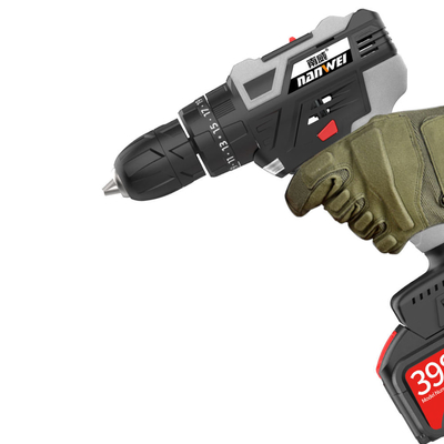 Kabellose Bohrgeräte Lithiumbatterien Handheld Power Impact Bohrer Unterstützung Lithiumbatterien