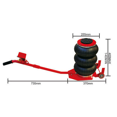 Transportwagenhebegeräte Airbag Jack 3 Tonnen Pneumatik mit gefaltetem Arm Jack Pneumatik