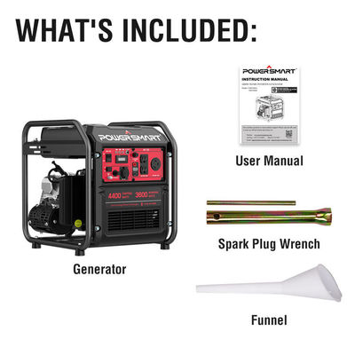 Elektrische Luftlose Sprühmaschine Led-Light-Home-InverterB Portable Usa Powersmart 4400w Gasgenerator für Camping
