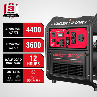 Home InvertorB Portable Usa In Stock Powersmart 4400w Outdoor mobile Energie offener Rahmen Gasgenerator für Campinghaus InvertorB Portable