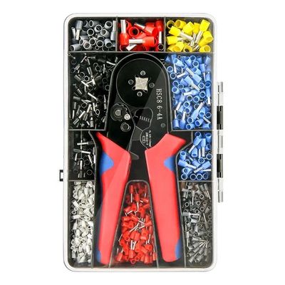 Komfortable, vielseitige Mini-Draht-Ferrule, Tubular-Terminal, Krempel-Plier-Kit, 1200 Stück, Haushaltsgeräte, isoliert