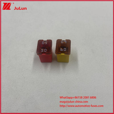 PC-Abdeckung 30A PA66SBFC-JT Sicherungskartusche Pacific Low-Aperage Plug-In Typ Sicherung J Fall Slow Blow Auto Sicherung DC32V Auto Marine RV Automotive Schaltkreisbrecher
