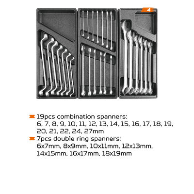 Versatile Ausrüstung Kiste Werkzeug Set Hardware 163pcs Tools