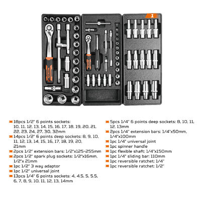 Versatile Ausrüstung Kiste Werkzeug Set Hardware 163pcs Tools
