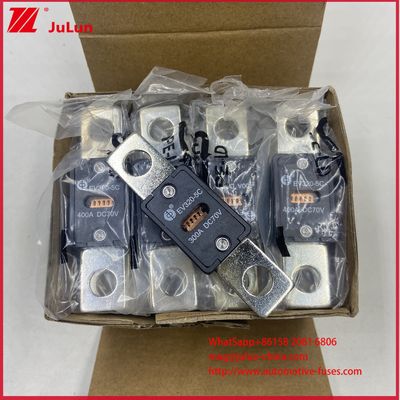 100A DC70V Hochmodernes Elektrofahrzeug-Sicherung EV320-5C 5X 150A 300A DC70V Schnellladung mit Keramikgehäuse und 6KA maximaler Ausschaltleistung