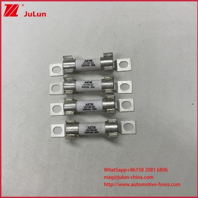 JASO D622 2006 Exekutivstandard DC500V Spannung Elektrofahrzeug Keramik Tubular HV150 50BP Sicherung für Kleinfahrzeuge