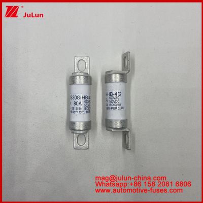 RS308 32A M6 Ceramic Vehicle Fuses for Automotive Applications 550VDC 690VAC Rectifier, inverter