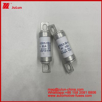 Bolt Fast Fuse 50A 63 80A 100A RS308-HB-4G Ceramic Automotive Fuses For AR Usage 690AC 550VDC JASO D622 Certification