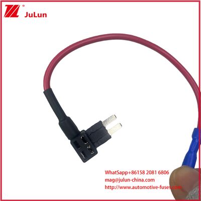 Drahtgurt-Terminal Blade Mini Micro2 Power Sicherungshalter 1A 5A 7A 15A 32V Auto Sicherungshalter aus PVC Messing Material für ACU ACN ACS ACZ ANL ANM ANS Sicherungsanwendungen