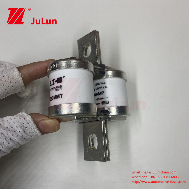 BUSSMANN 630MMT 690V Keramik Kupfer Automotive Sicherungen M6/M8 Installation 630A Elektrische Strom Sicherheits Sicherung