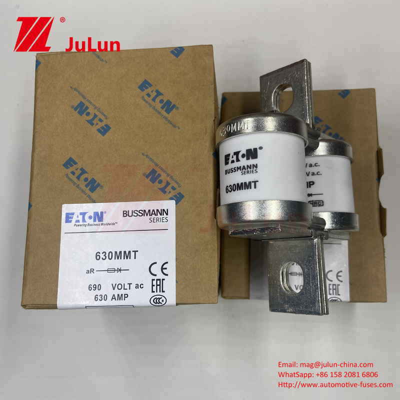 BUSSMANN 630MMT 690V 630A Keramische Kupfer-Twin-Flachplatten-Schrauben-Typ Automobil Sicherungen von BUSSMANN