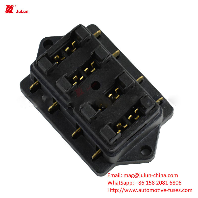 Eu UL Ein-/Bipolar 30A-500A Nylon-Gehäuse Sicherungshalter Automotive elektronische Schaltkreisschutz
