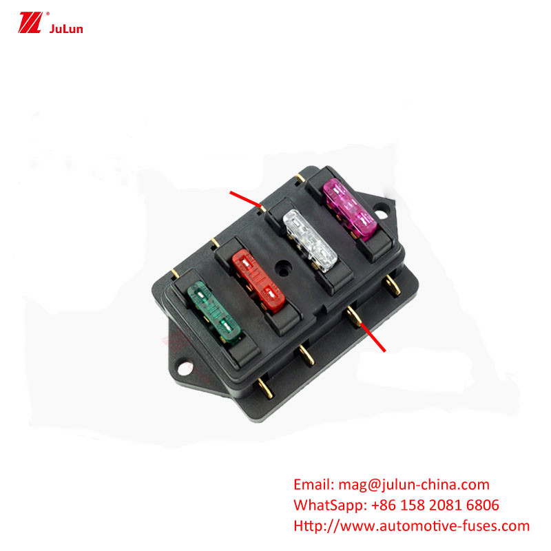 Automobilteile Elektronischer Schaltkreislauf-Schutz-Terminal Strom 32V30A-500A Auto Sicherungshalter Kupferkontakt 30A-500A