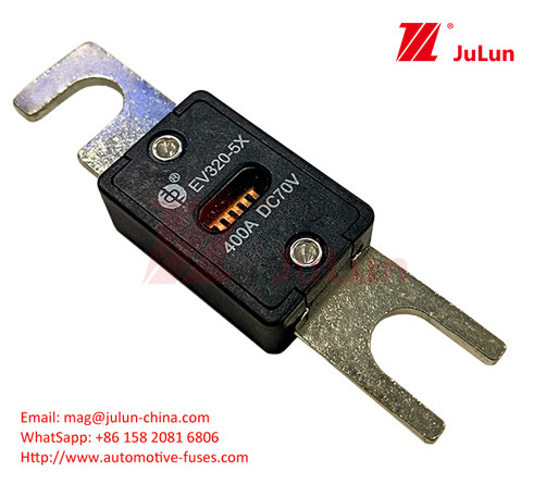 EV320-5C-225A-N 70VDC Custom Logo Automotive Blade Sicherungen Schraubstecker In M6 M8 Kupfer 80A-500A