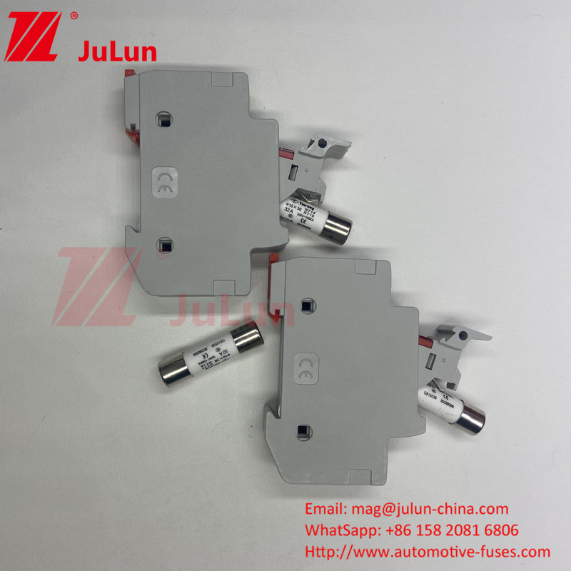 20A Solar PV Sicherungshalter mit Sicherung für Photovoltaik Bus Box Nqqk RT16D-00 TPS Gleichstrom 80V 250A Solarenergie Sicherung