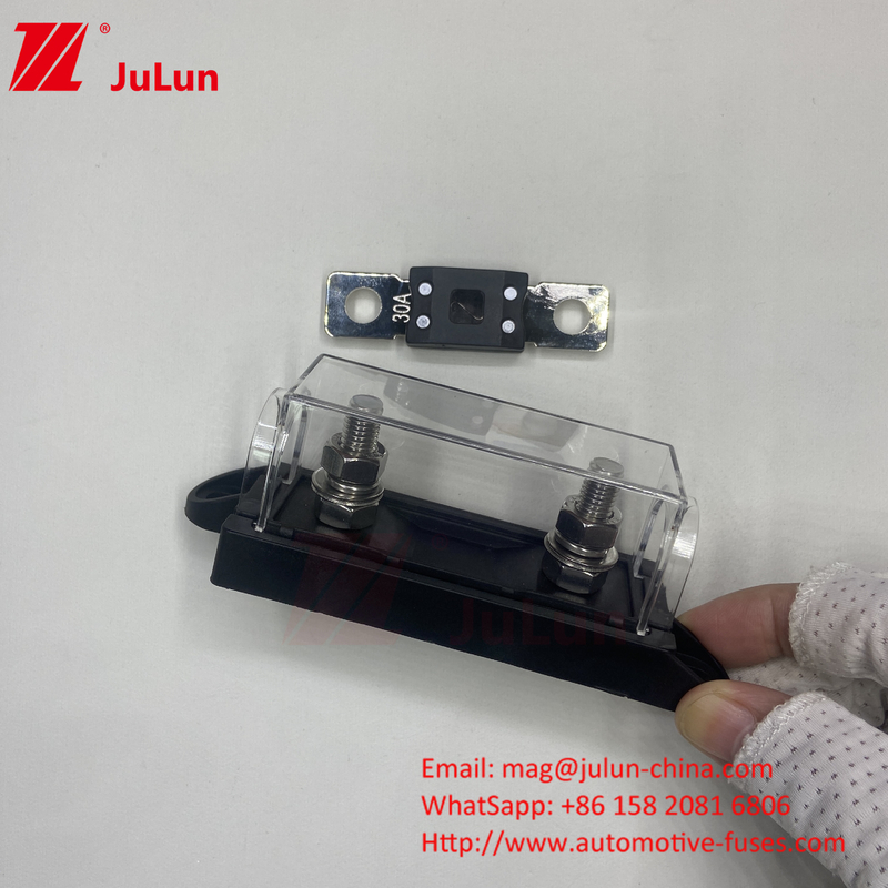 ABS Zinklegierung Messing 5mm 20mm 20A Sicherungshalter für 24VDC 32VDC 72VDC