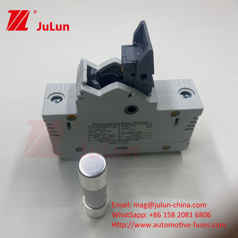 1000V 1500V 500V Solar-PV-Sicherung 14x51mm Sicherungshalter RT18W-32 22*58mm 1000DV Photovoltaik