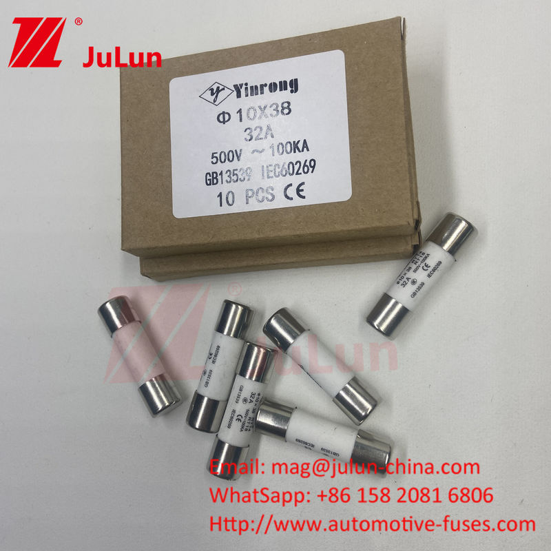 3A 10*38mm Keramische Photovoltaik-String-Sicherung für Photovoltaikanlagen AC220V AC380V AC50 0V AC690V AC800V