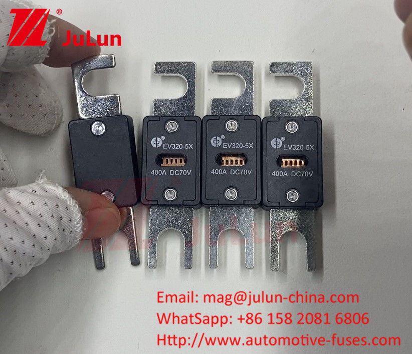 EV320 100A 200A 225A 250A 300A 350A 500A 70VDC Schlag 10KA/20KA Sicherung zur Aufladung von Elektrofahrzeugen