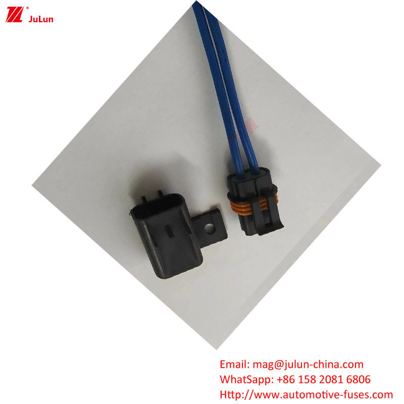 Bolt-Ausrüstung Manuelle Wiedereinstellung Luftschalter Automotive elektrische Sicherung Halter Kunststoff / Nylon Gehäuse 32V