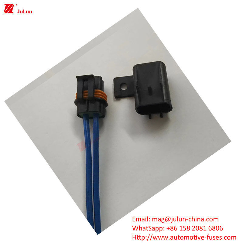 Kunststoff / Nylon-Schal 32V Elektrofahrzeug Sicherungshalter 30A-500A 1 Pole Manuelle Wiedereinstellung