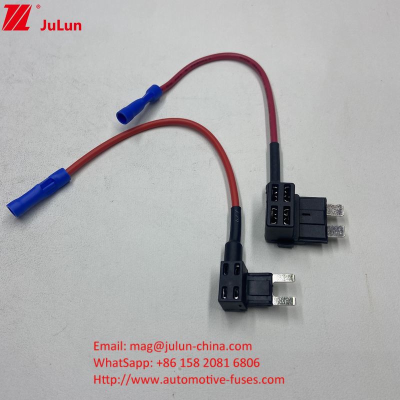 F3A 5A 10A 15A Sicherungsklopf 16AWG Auto Fügen Sie einen Schaltkreis ACU Blade Sicherung Adapter mit Sicherungshalter für Autos LKW