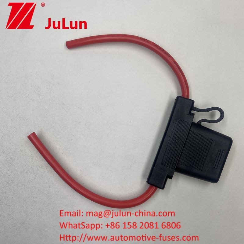 Sicherungshalter, Sicherungsblöcke und Zubehör Wasserdicht Inline Sicherungshalter Maix Sicherung 10AWG Draht UL1015 für Automotive Marine
