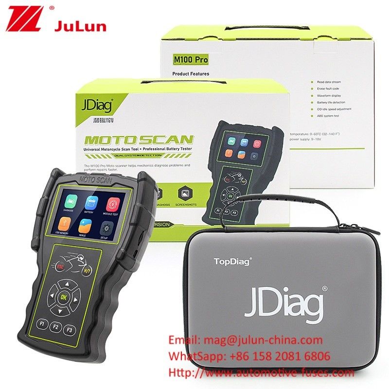 Motorraddetektor OBD Fehlerdiagnostikgerät JDiag M100 Pro Moto Scanner ECU