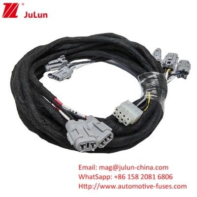 Wasserdichtes Fahrzeug-LED-Scheinwerfer Socket-Wire-Adapter H1 9005/9006 Weiblich auf Männlich PVC-Isolierung