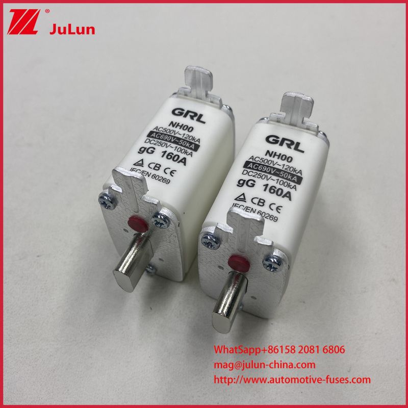 160A, 200A, 250A, 315A, 400A, NT000, NT00, NT0, NT1, NT2, NT3, NT4 Blade Fuse Link und Fuse Base 500V AC 10A ~ 100A, 125A, 500A 630A
