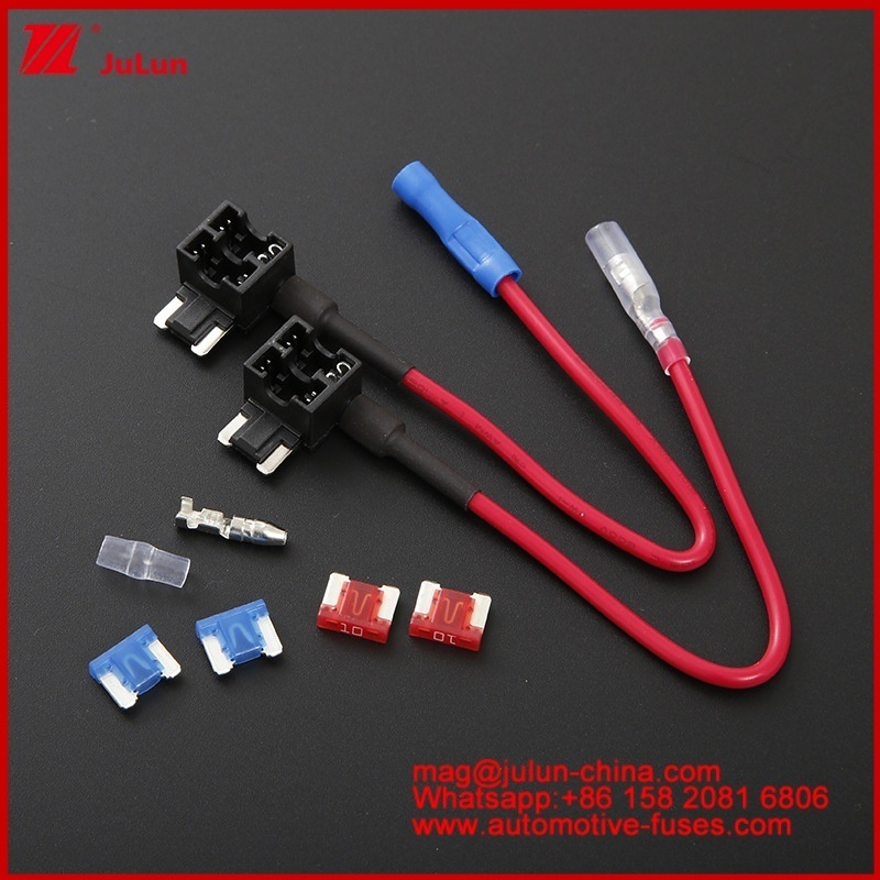 ATS / Low Profile Mini/Micro2/Micro3 Sicherungshalter Mini Low Profile Add-a-Circuit Sicherung Tap Bullet Connector Adapter Micro Inline Sicherungshalter