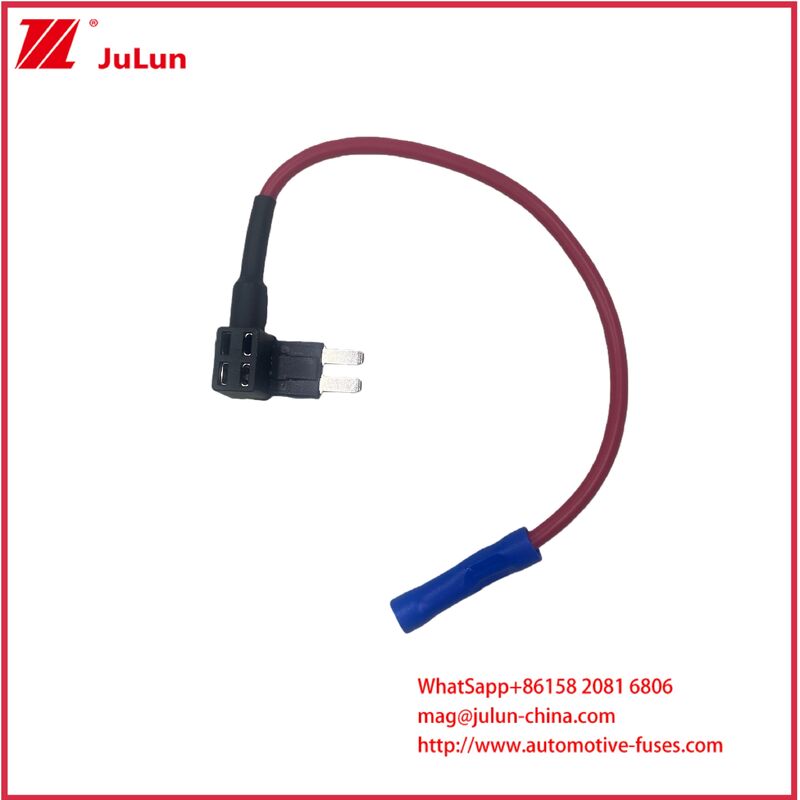 Drahtgurt-Terminal Blade Mini Micro2 Power Sicherungshalter 1A 5A 7A 15A 32V Auto Sicherungshalter aus PVC Messing Material für ACU ACN ACS ACZ ANL ANM ANS Sicherungsanwendungen