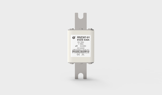 keramisches Elektro-Mobil-schnelle Sicherung RSZ307-01-EVZE 630A 750VDC ausgezeichnete DC-Leistung